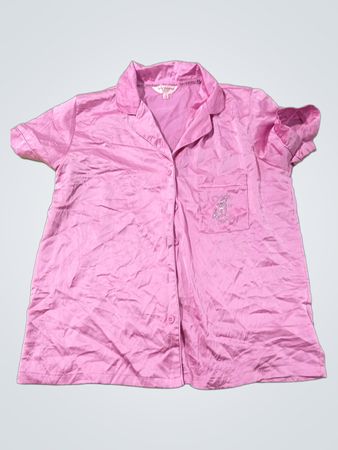 Juicy Couture Pink Rhinestone Logo Schlafshirt