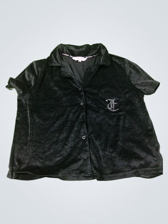 Juicy Couture Velours-Button-up-Hemd