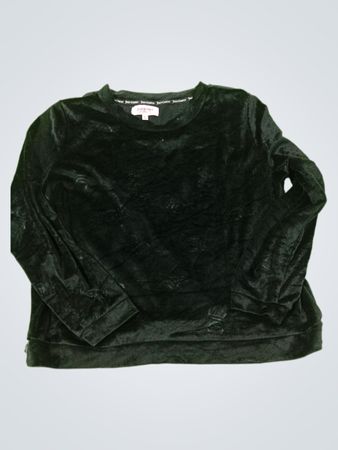 Juicy Couture schwarzes Velours-Sweatshirt