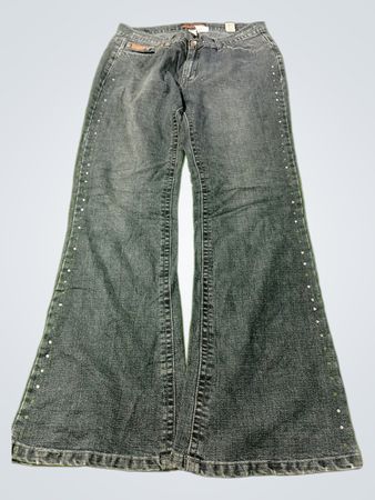 NYL JEANS BY NEW YORK LAUNDRY STRETCH FLARE JEANS