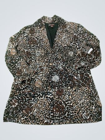 Dana Buchman Leopard-Print-Tunika