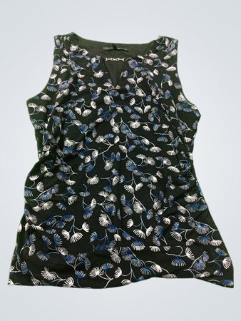 White House Black Market ärmelloses Top mit floralem Muster