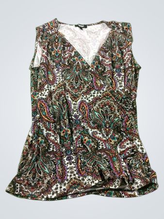 Premise Studio Paisley Print ärmelloses Wickeloberteil