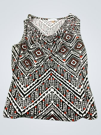 Calvin Klein ärmelloses Top mit geometrischem Muster