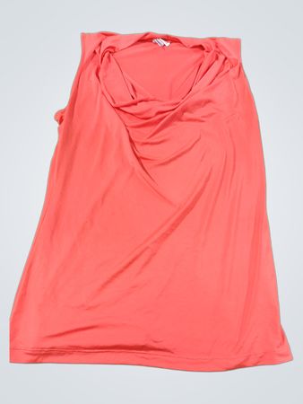 Worthington Damen Coral Drape Neck Ärmelloses Top