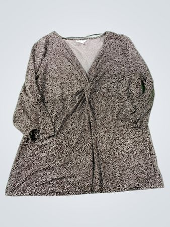 Charter Club Damenshirt mit Print und langen Ärmeln