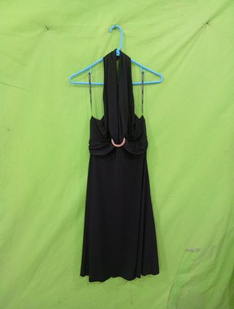 Mein Michelle Black Neckholderkleid