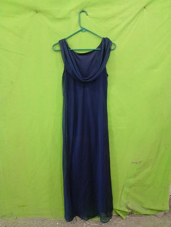 Navy-blaues Maxikleid