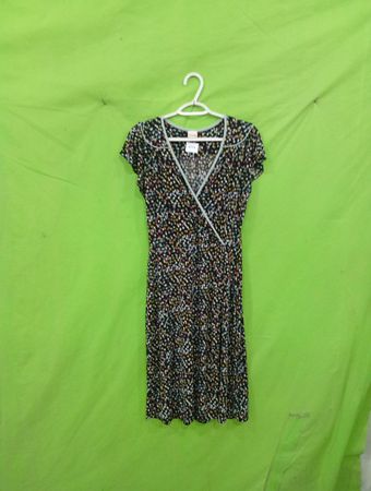 Merona Damen Wickelkleid mit Polka-Dots
