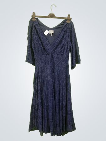 Rabbit Rabbit Designs Blaues Spitzekleid