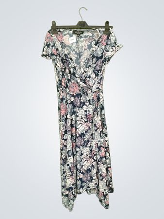 Perception New York Blumen-Wickelkleid