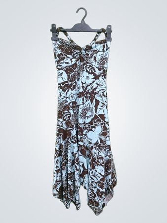 Blumenkleid mit Neckholder (mit Blumenmuster)