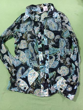 No Boundaries Paisley Print Blouse