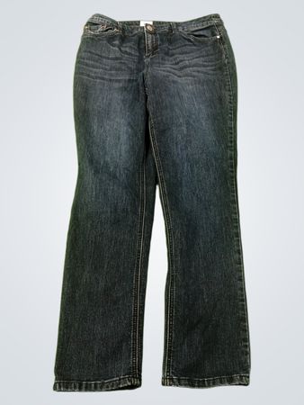 christopher & banks Damen Jeans Blau Größe 12