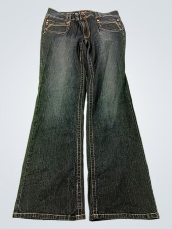Angels Jeans ausgestellte Schlagjeans Denim-Hose