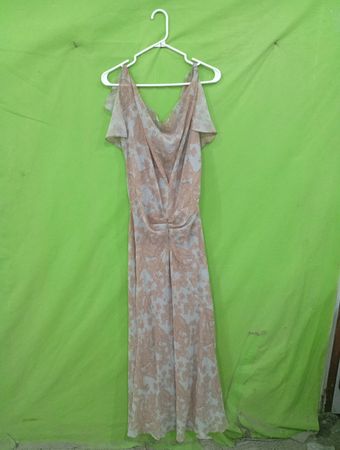ZARA Maxikleid mit Blumenmuster