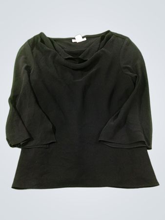Dressbarn Schwarzes Langarm-Oberteil