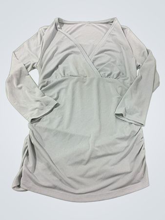 Ann Taylor Langarmkleid mit Raffung
