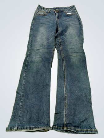 Blaue Denim-Jeans