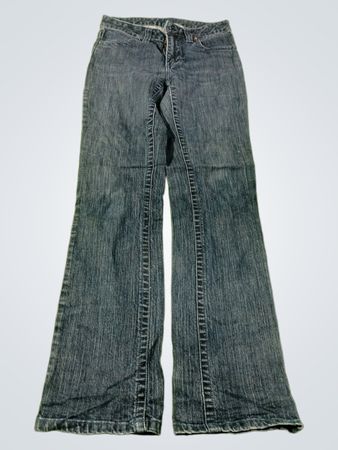Blaue Denim-Jeans