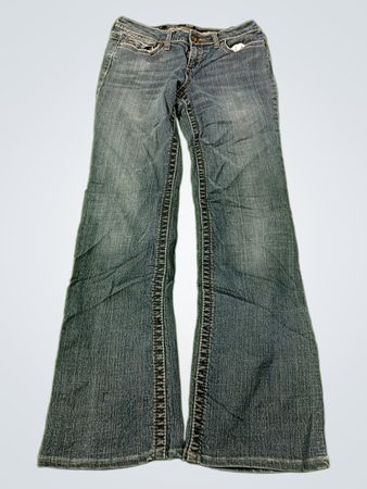 ana ein neuer Ansatz Damen Blue Denim Flared Jeans