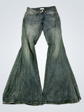 LOVE SOHO DENIM Schlaghosen-Jeans Größe 7