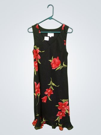 Studio I Schwarzes Blumenkleid