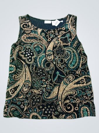 White Stag ärmelloses Top mit Paisley-Muster