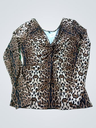 Leoprint Langarmshirt
