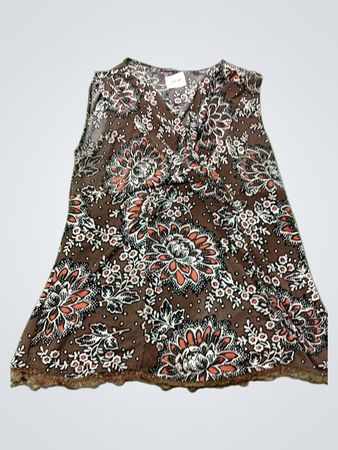 Cecemo Women's Floral Print Ärmelloses Top