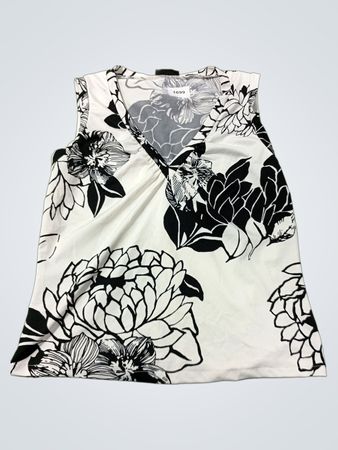 New York & Company Stretch-Top mit floralem Print und ohne Ärmel
