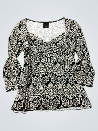 j.t.b. Damen Langarmoberteil mit Muster