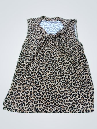 Talbots ärmelloses Oberteil mit Leopardenmuster