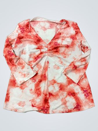 Ungebrandetes Batik-Langarmoberteil