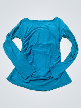 Vince Camuto gerafftes Langarmshirt