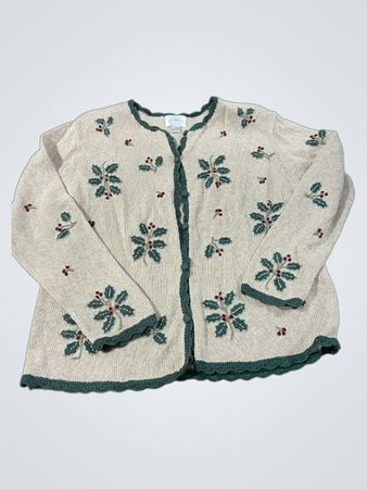 Christopher & Banks handbestickte Strickjacke