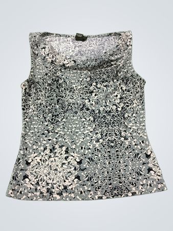 BCBGMAXAZRIA Ärmelloses Top mit Blumenmuster