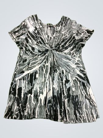 Daisy Fuentes Abstract Print Kurzarm-Top