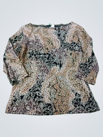 Shelli Lea Damen 3/4-Arm Burnout-Oberteil