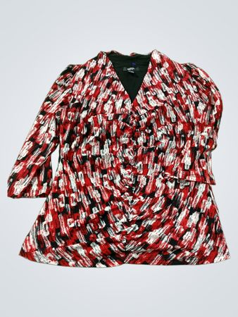 Alfani Petite Bluse mit abstraktem Print