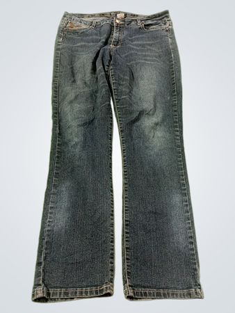 Jagged Women's Verzierte Pocket-Bootcut-Jeans