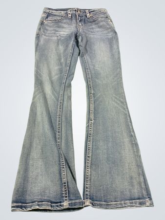 FIRE & RAIN Damen Glocken-Bootcut-Jeans