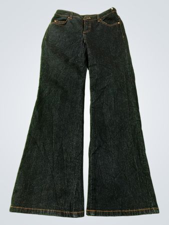 Jones New York Signature Petite Dark Wash Flare Jeans