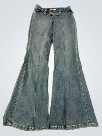 Garage Denim Schlagjeans mit Gürtel