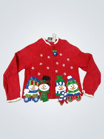 Naya Girls Schneemann Weihnachts-Pullover