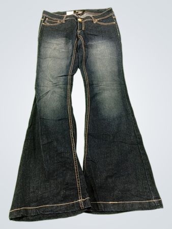 RE WASH Women's Flared Jeans
