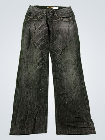 FUEL JEANS Damen Schwarze Jeans aus Denim