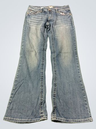 Mattes Damens Bootcut-Jeans
