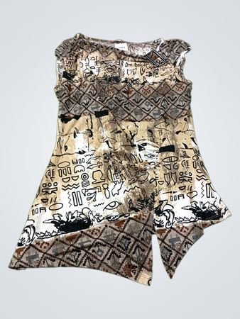 San Francisco Damen ärmelloses Top mit Hieroglyphen-Print