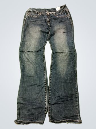Blaue Denim-Jeans